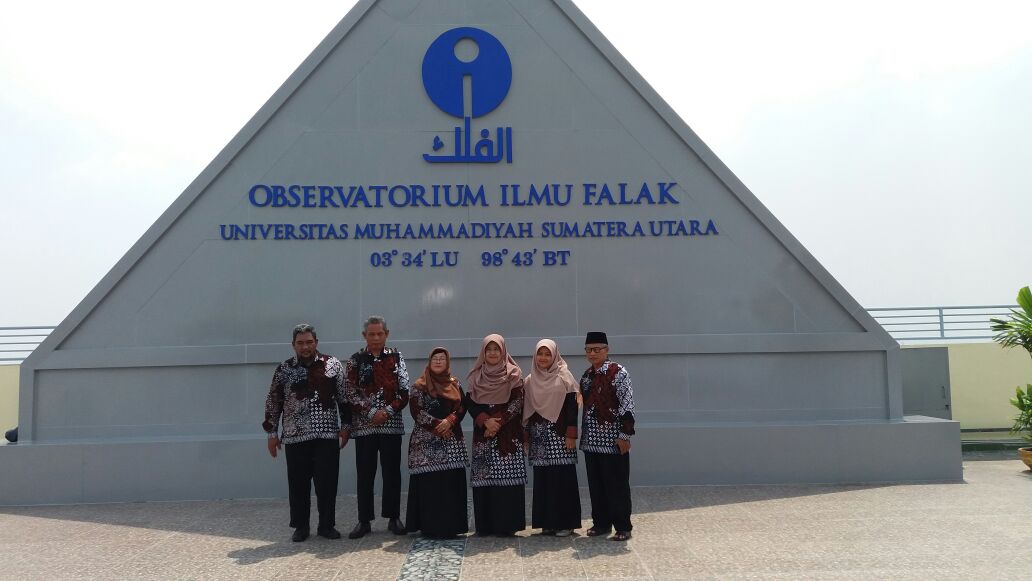 Songsong Gedung Baru, FIAI Studi Banding ke Observatorium Falak UMSU