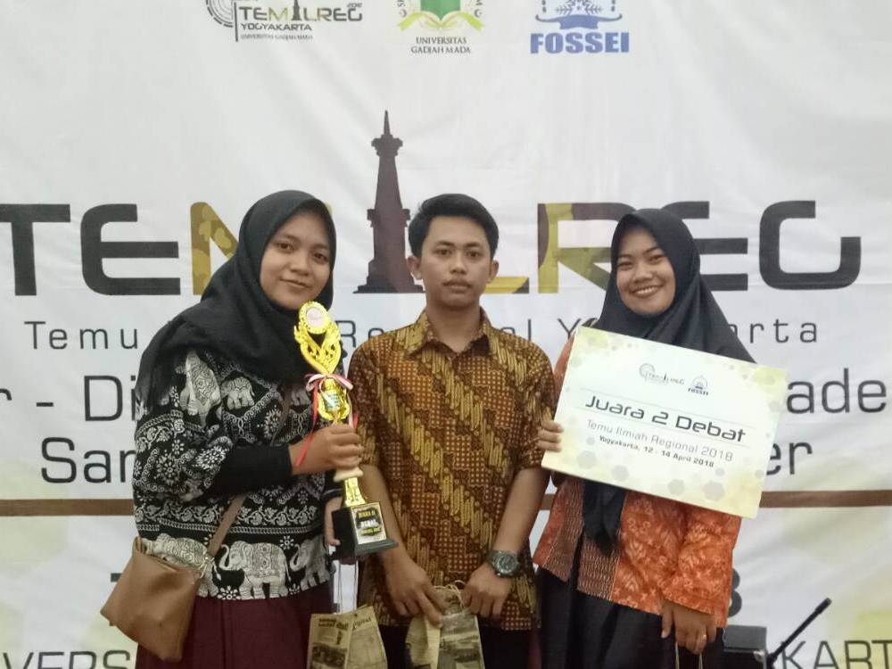 Tim Debat FKEI juara 2 dalam Ajang TEMILREG; Nurdina Nisaa Filanti (2015), Salsabia Adi Kamtari (2016), Tri sasono (2016).