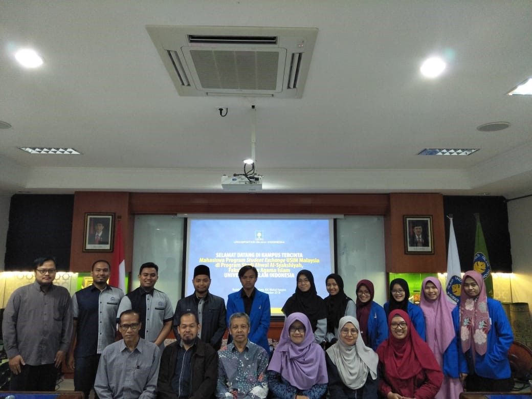 Program Student Exchange antara FIAI UII dan FSH USIM