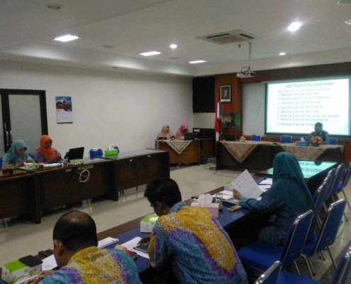 Pelatihan Public Speaking dan Da’wah Islamiyah Tendik FIAI.