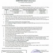 AGENDA MUNAQASAH SKRIPSI SEMESTER GENAP 2018/2019