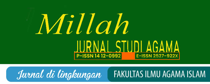 Jurnal Millah FIAI UII YOgyakarta